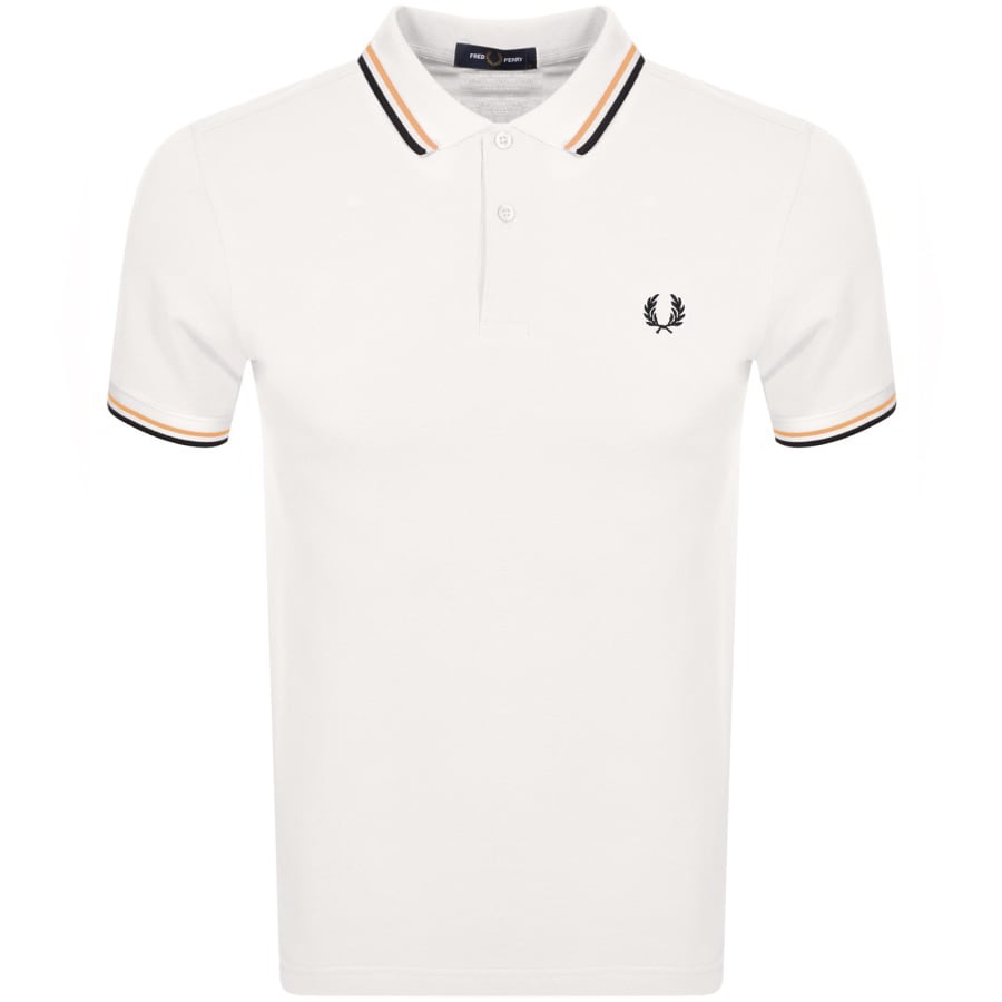 Alternative Image for ProductFred Perry Twin Tipped Polo T Shirt White1
